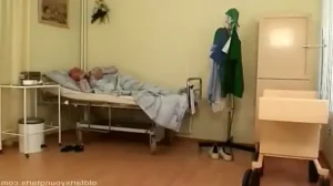 Handjob from the hottest nurse