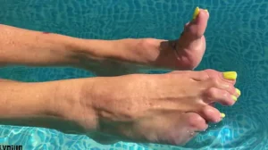 Splashing Feet in the Pool